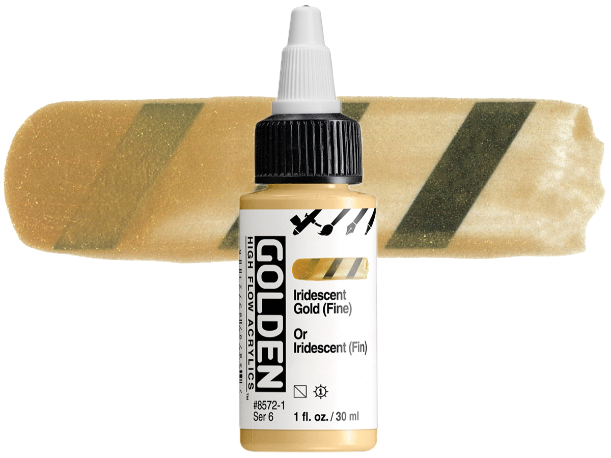 GOLDEN HIGH FLOW ACRYL 30ML S6 IRIDESCENT GOLD 1