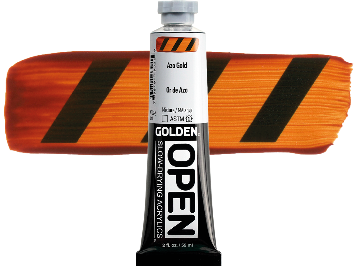 GOLDEN OPEN ACRYLIC 59ML 7302 S4 AZO GOLD 1