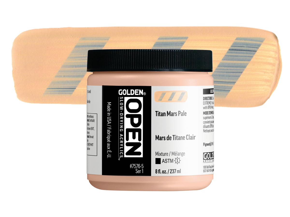 GOLDEN OPEN ACRYLIC 237ML 7576 S1 TITAN MARS PALE 1