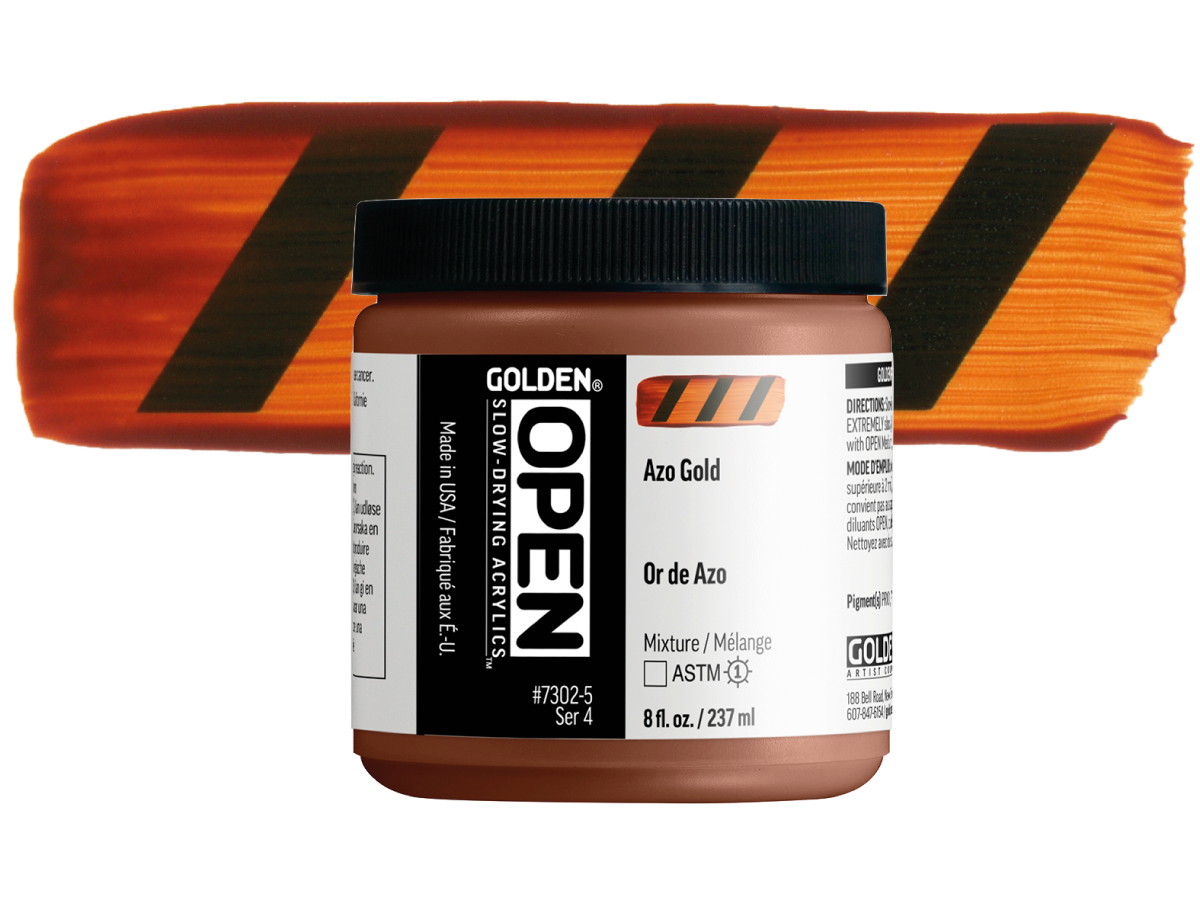 GOLDEN OPEN ACRYLIC 237ML 7302 S4 AZO GOLD 1