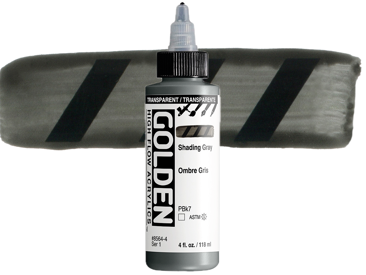 GOLDEN HIGH FLOW ACRYL 119ML S1 TRANSPARENT SHADING GRAY 1