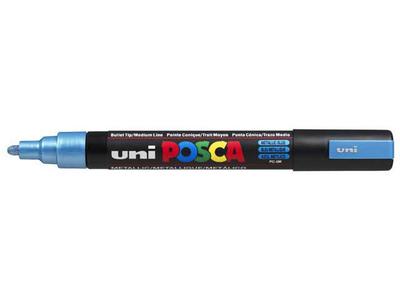UNI POSCA PC5BM METALLIC BLAU MITTEL 1