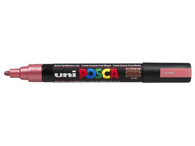 UNI POSCA PC5RM METALLIC ROT MITTEL 1