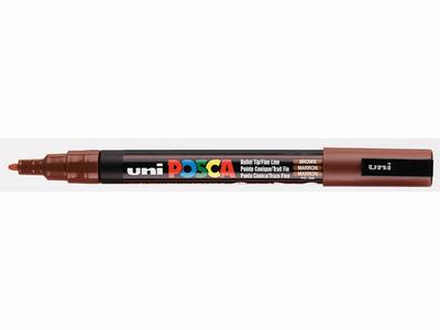 UNI POSCA PC3M BRAUN FEIN 1