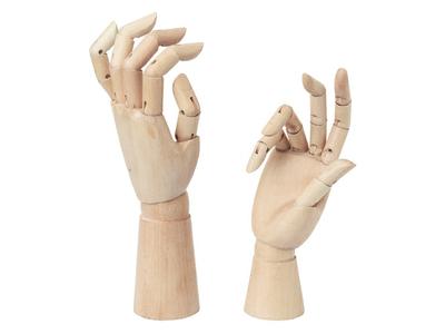 LEDEHAND 25CM VROUW RECHTS 1
