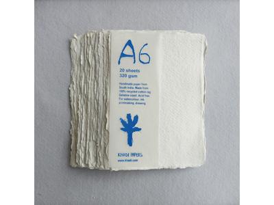 KHADI INDIA HADERNPAPIER 320G/M² A6 20 BLATT 1