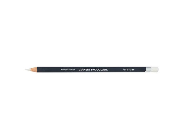 DERWENT PROCOLOUR BUNTSTIFT 69 FELT GREY 1