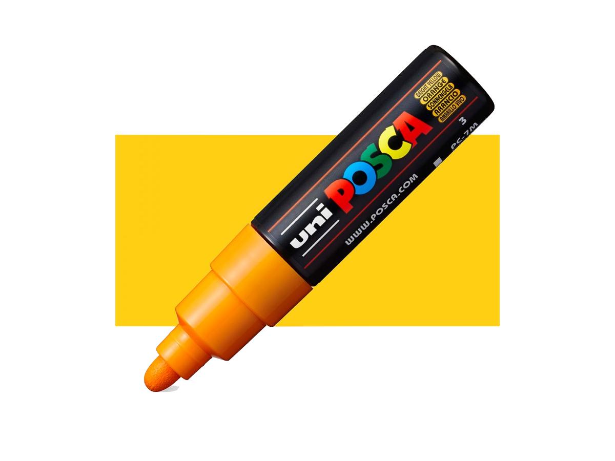 UNI POSCA MARKER LARGE PC7M ORANJE 1