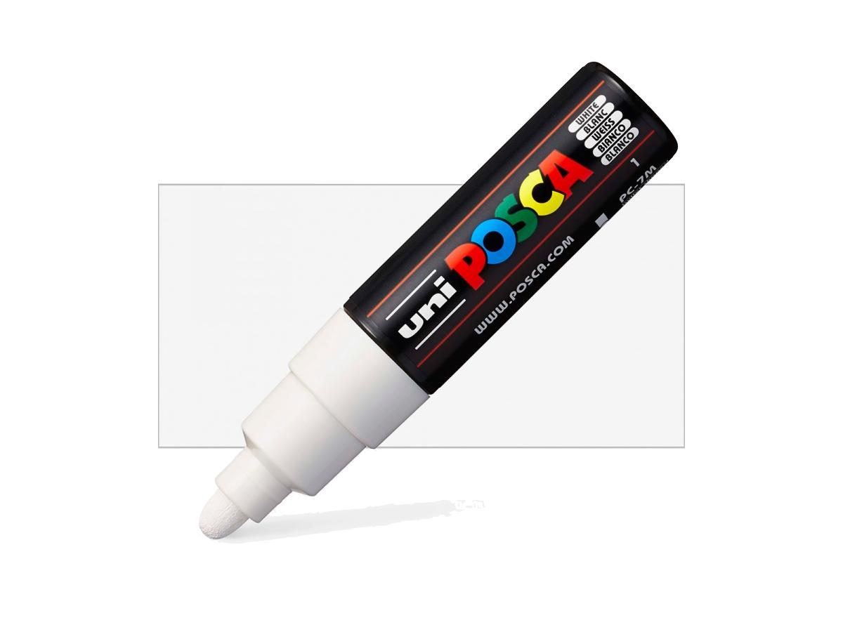 UNI POSCA MARKER LARGE PC7M WIT 1