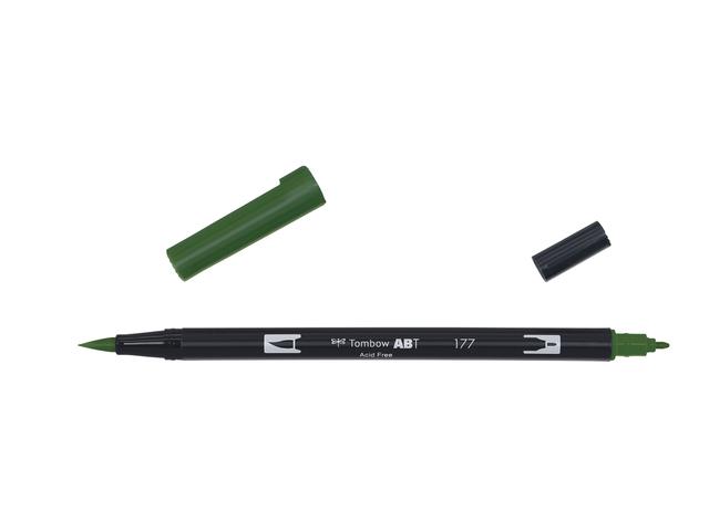 TOMBOW ABT DUAL BRUSH PEN 177 JADE DUNKEL 1