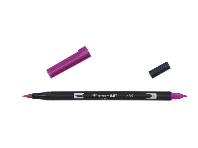TOMBOW ABT DUAL BRUSH PEN 685 TIEFMAGENTA 1