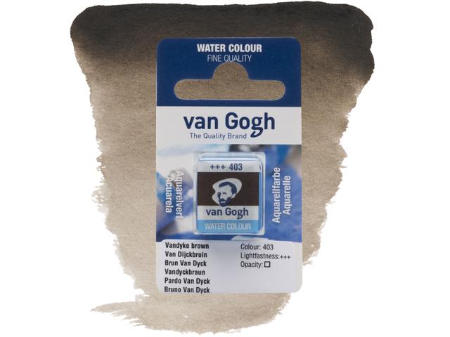 VAN GOGH AQUARELL 1/2 NÄPFCHEN 403 VANDYCKBRAUN 1