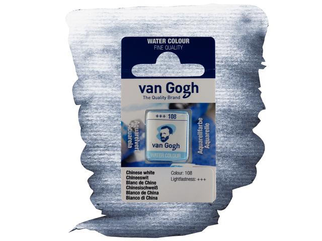 VAN GOGH AQUARELL 1/2 NÄPFCHEN 108 CHINESISCHWEIß 1