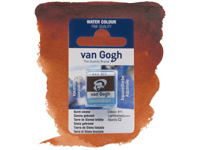VAN GOGH AQUARELL 1/2 NÄPFCHEN 411 SIENA GEBRANNT 1