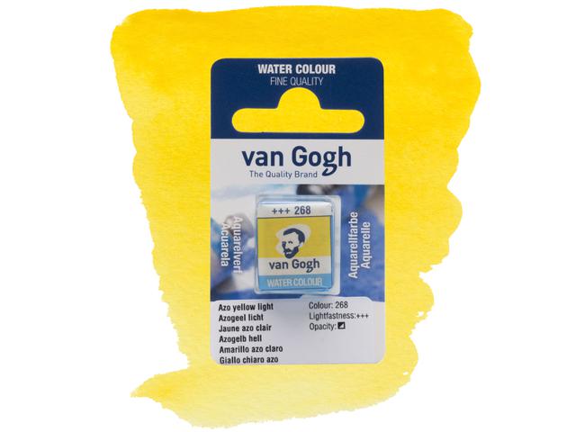 VAN GOGH AQUARELL 1/2 NÄPFCHEN 268 AZOGELB HELL 1