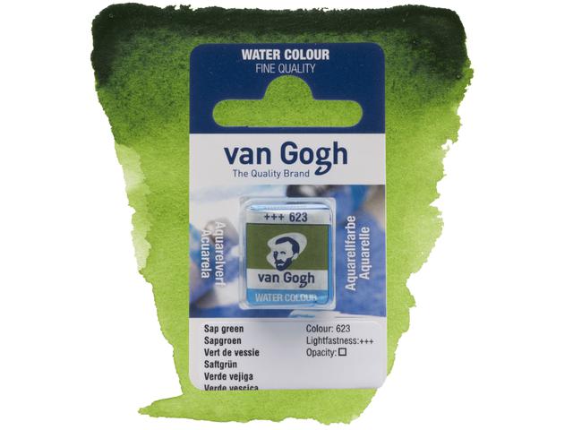 VAN GOGH AQUARELL 1/2 NÄPFCHEN 623 SAFTGRÜN 1
