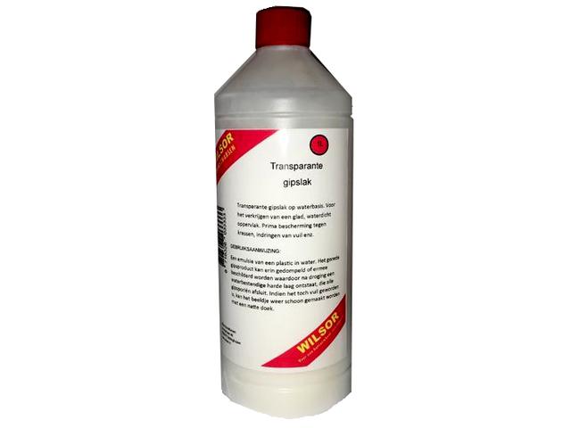WILSOR TRANSPARENTER GIPS-LACK 1000 ML SÄUREFREI / NICHT VERGILBEND 1