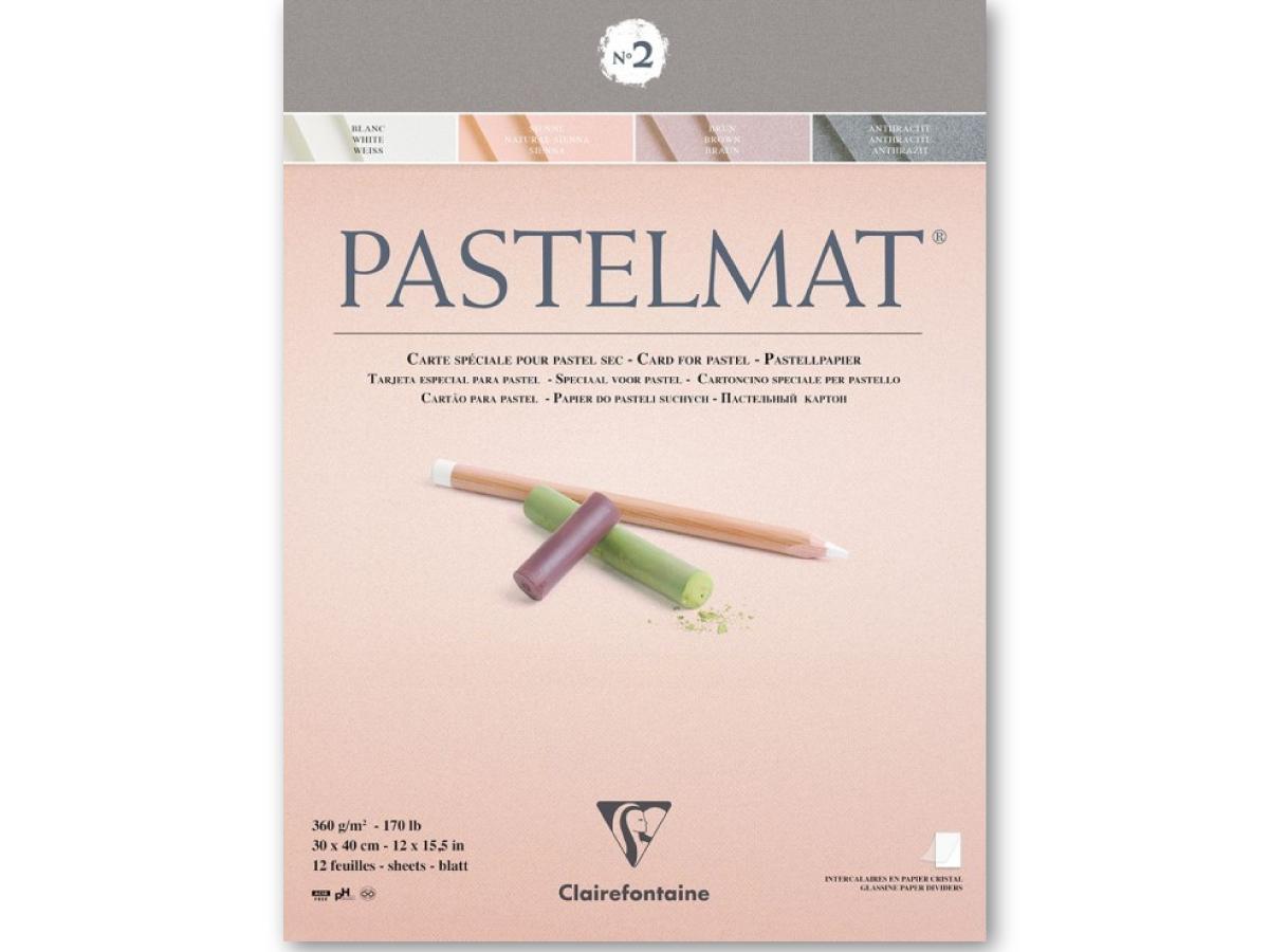 CLAIREFONTAINE PASTELMAT BLOCK 30X40CM 360GRAMM 4-FARBEN NR.2 1