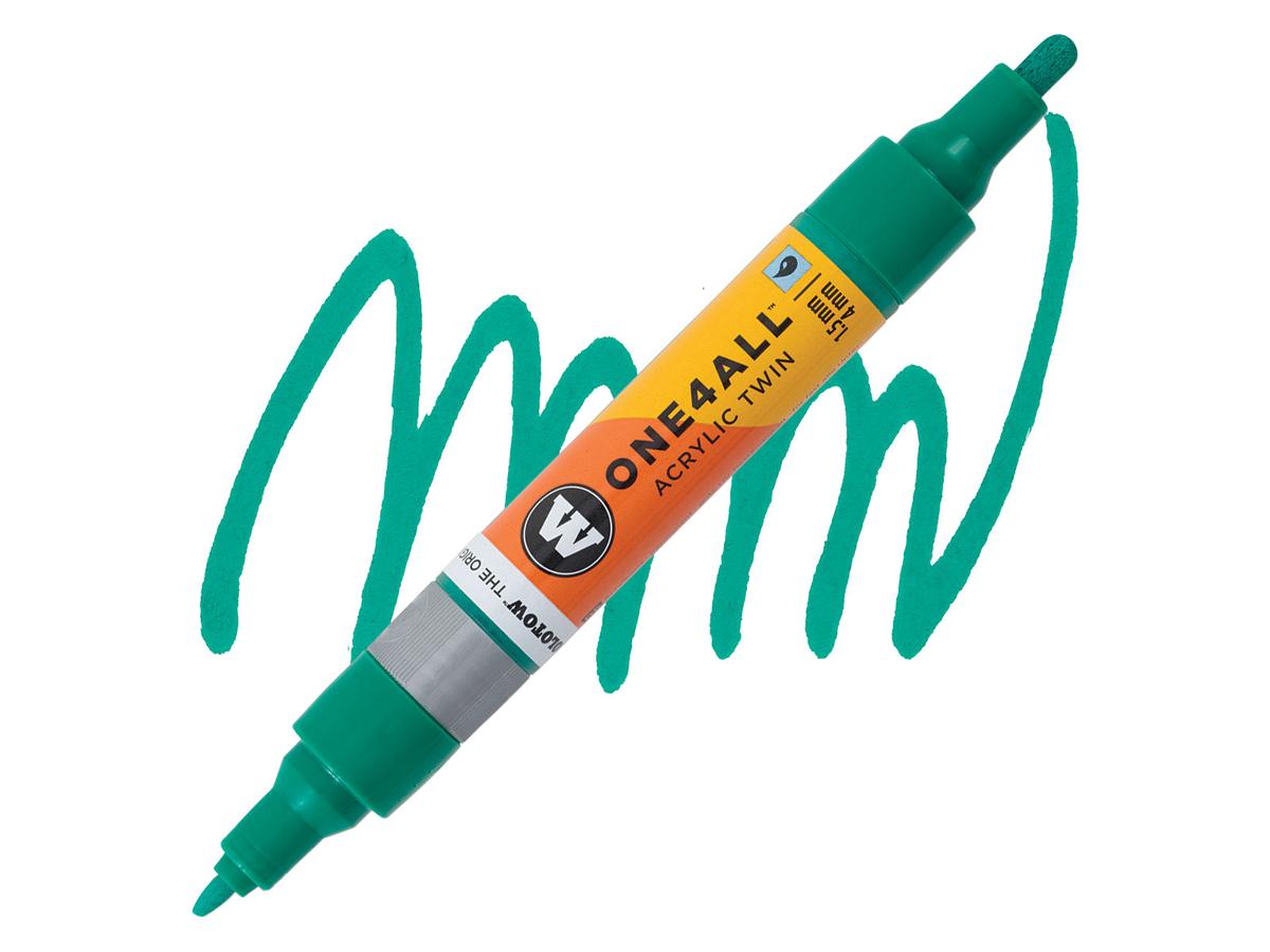MOLOTOW ONE4ALL TWIN MARKER 206 1,5-4MM LAGOON BLUE 1