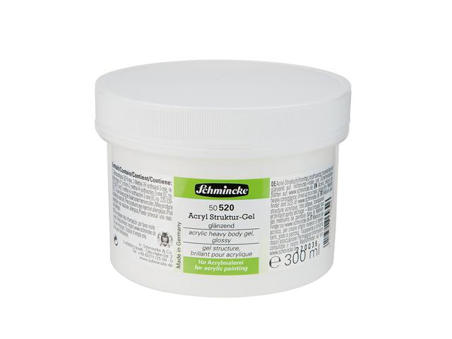 SCHMINCKE ACRYL STRUKTUR-GEL 300ML GLÄNZEND 1