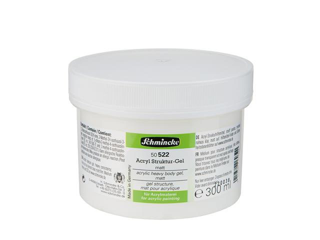 SCHMINCKE ACRYL STRUKTUR-GEL 300ML MATT 1