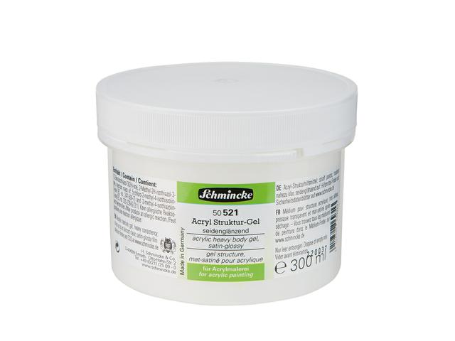 SCHMINCKE ACRYL STRUKTUR-GEL 300ML SEIDENGLÄNZEND 1