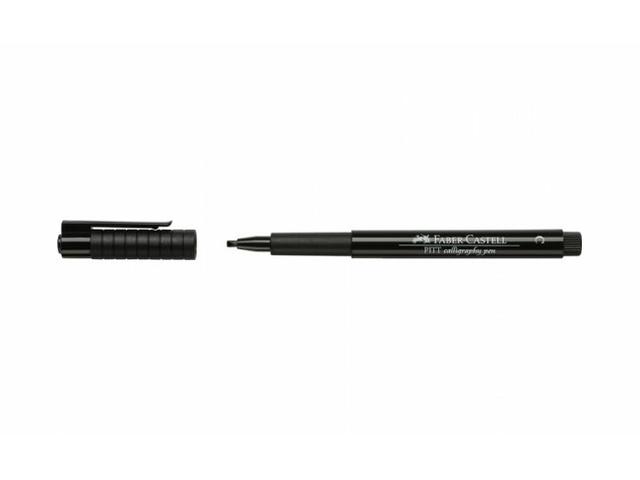 FABER-CASTELL PITT KALLIGRAFIE PEN SCHWARZ KEILSPITZE 1