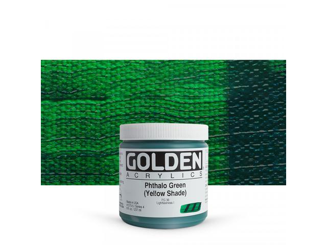 GOLDEN HEAVY BODY 237ML 1275 S4 PHTHALO GREEN/YELLOW SHADE 1