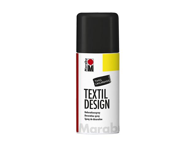 MARABU TEXTIL DESIGN SPRÜHFARBE 150ML 875 TAFEL SCHWARZ 1