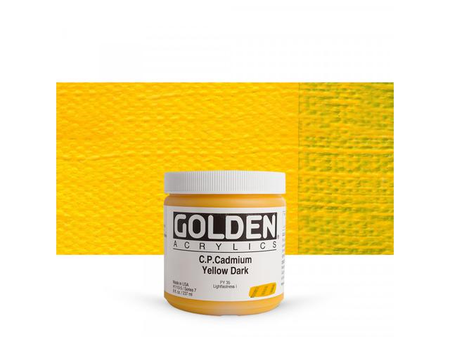 GOLDEN HEAVY BODY 237ML 1110 S7 C.P.CADMIUM YELLOW DARK 1