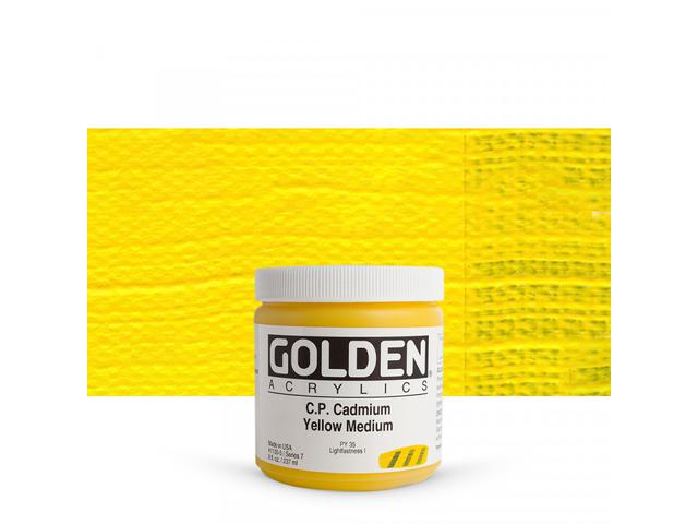 GOLDEN HEAVY BODY 237ML 1130 S7 C.P.CADMIUM YELLOW MEDIUM 1