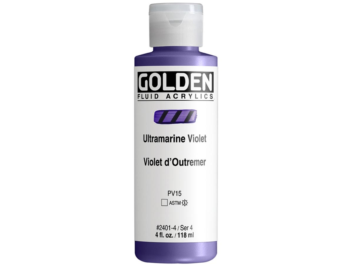 GOLDEN FLUID ACRYL 119ML S4 401 ULTRAMARINVIOLETT 1