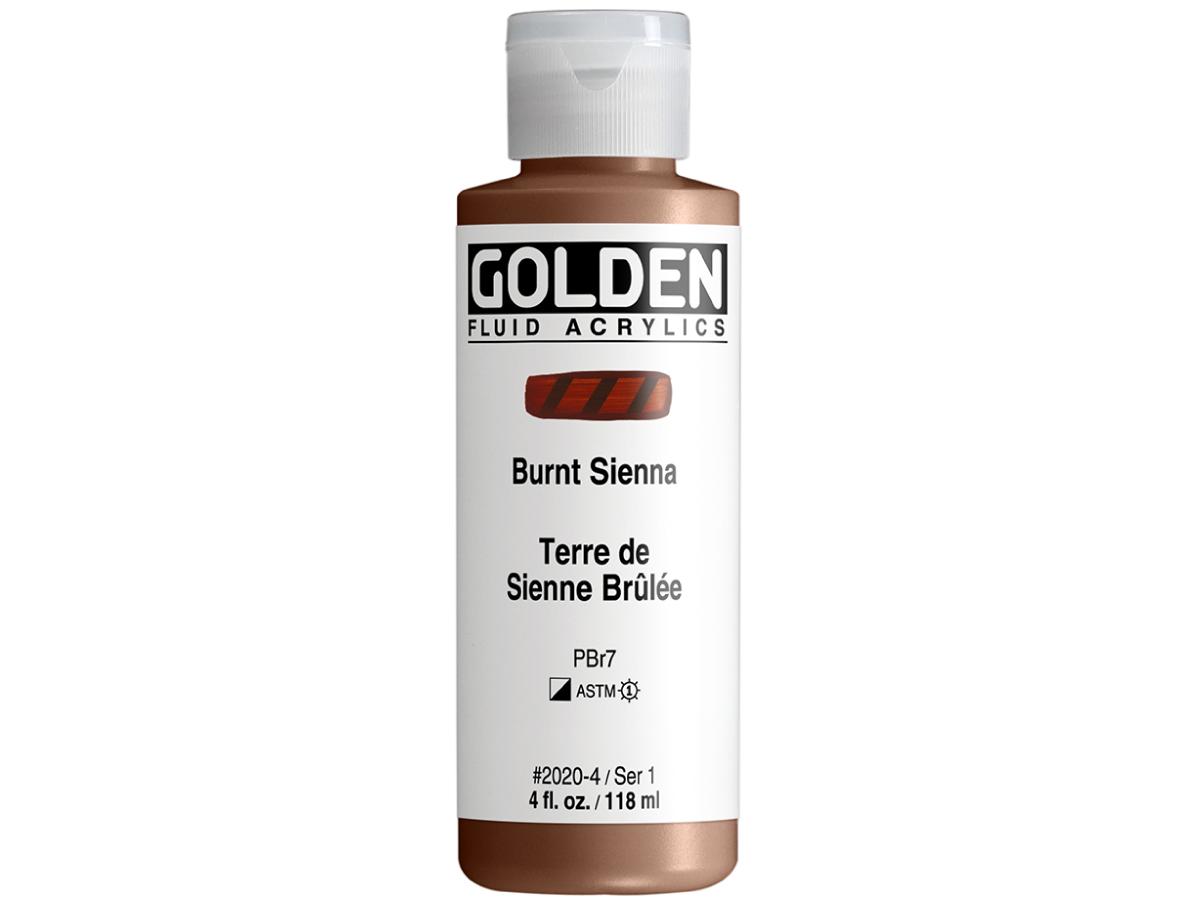 GOLDEN FLUID ACRYL 119ML S1 020 SIENNA GEBRANNT 1
