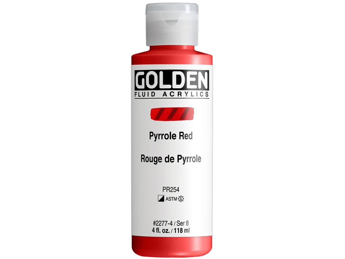 GOLDEN FLUID ACRYL 119ML S8 277 PYRROLROT 1