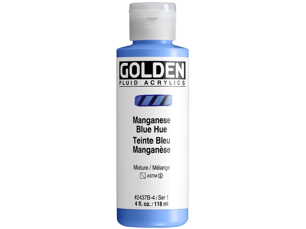 GOLDEN FLUID ACRYL 119ML S1 437 HIST. MANGANBLAU FARBTON 1