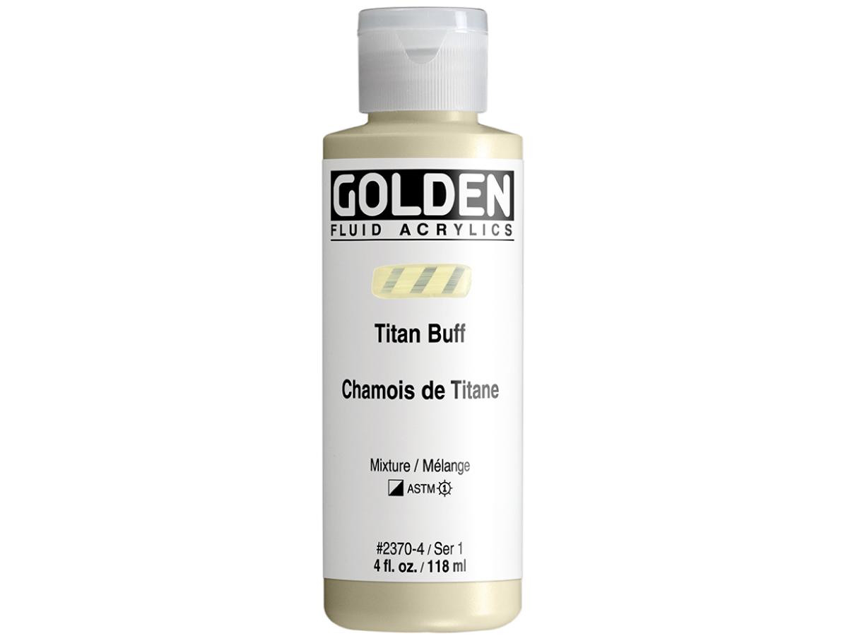 GOLDEN FLUID ACRYL 119ML S1 370 TITANGELBBRAUN 1