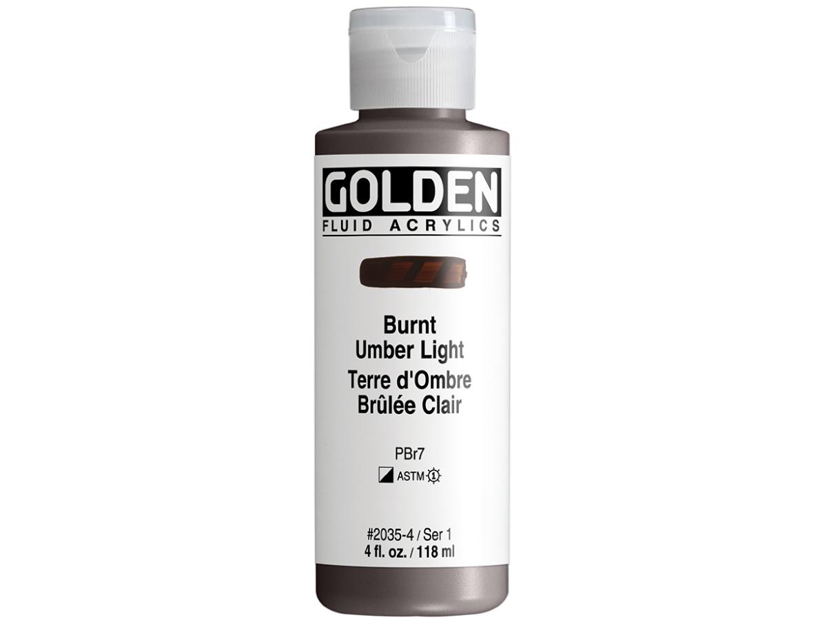GOLDEN FLUID ACRYL 119ML S1 035 UMBRA GEBRANNT HELL 1