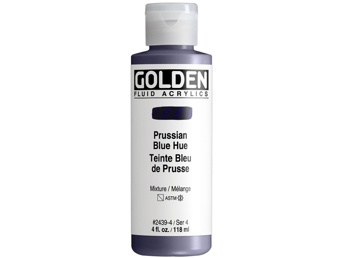 GOLDEN FLUID ACRYL 119ML S4 439 HIST. PREUßISCHBLAU FARBTON 1