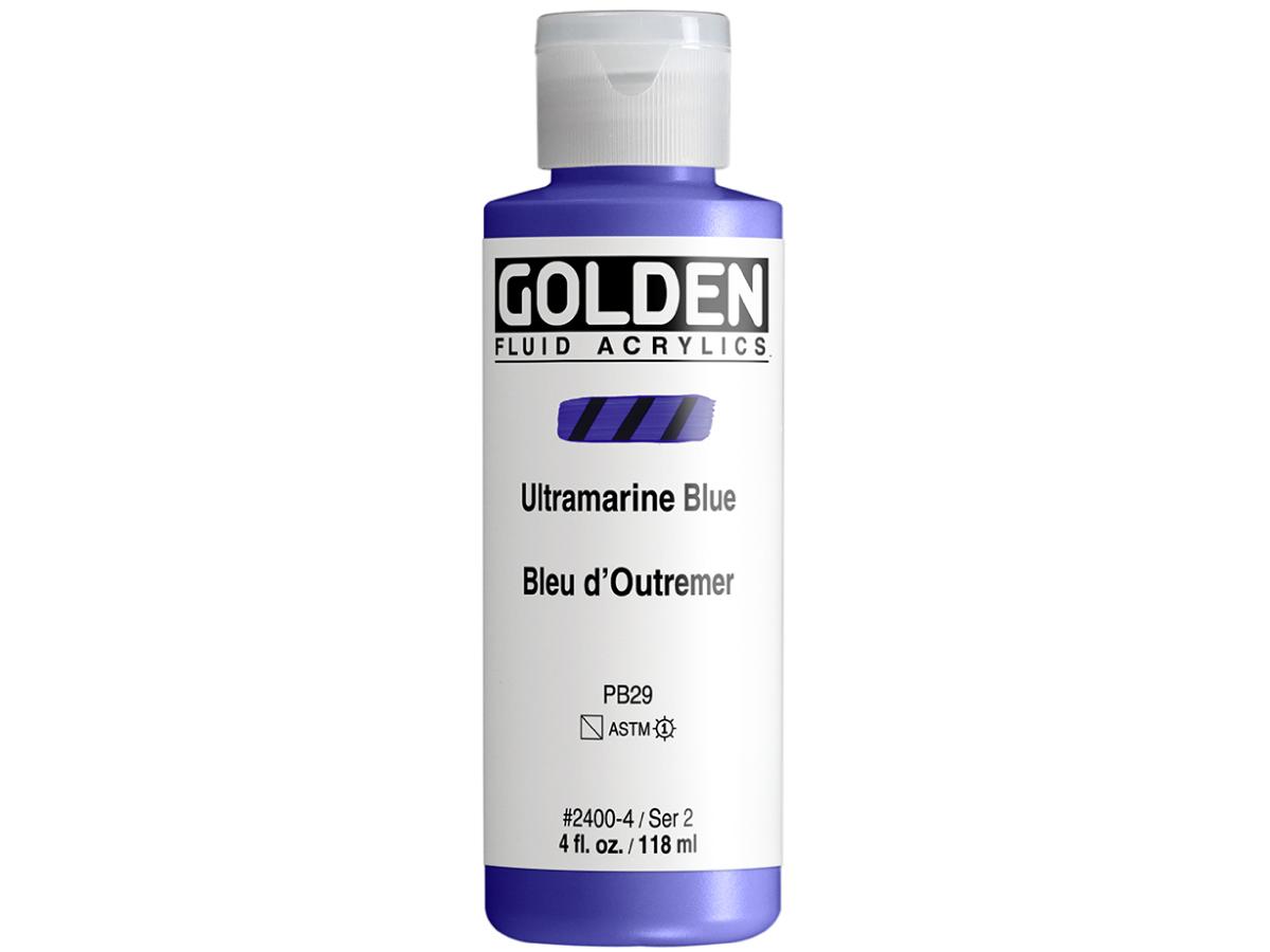 GOLDEN FLUID ACRYL 119ML S2 400 ULTRAMARINBLAU 1