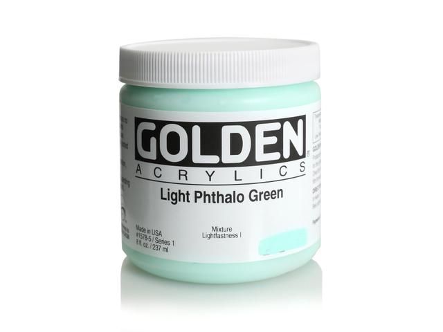 GOLDEN HEAVY BODY 237ML 1578 S1 LIGHT PHTHALO GREEN 1
