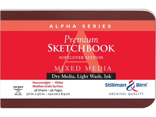 STILLMAN & BIRN ALPHA SOFTCOVER 14,0X08,9CM LANDSCAPE 150 GRAMM 1