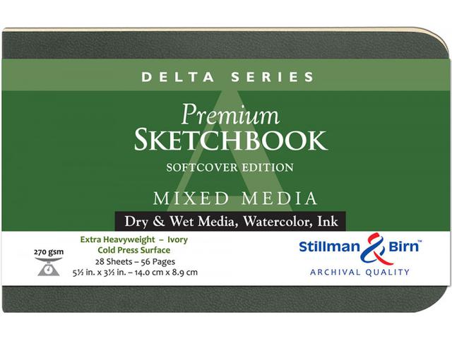 STILLMAN & BIRN DELTA SOFTCOVER 14,0X08,9CM LANDSCAPE 270 GRAMM 1