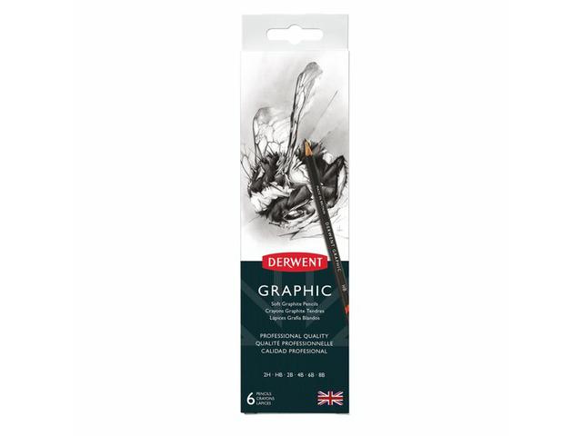 DERWENT GRAPHIC BLEISTIFTE SET 6X 1