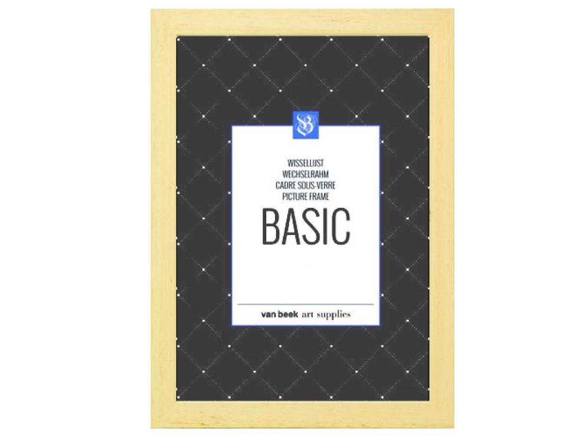 VAN BEEK WECHSELRAHMEN HOLZ BASIC BLANK 21X29,7CM 1