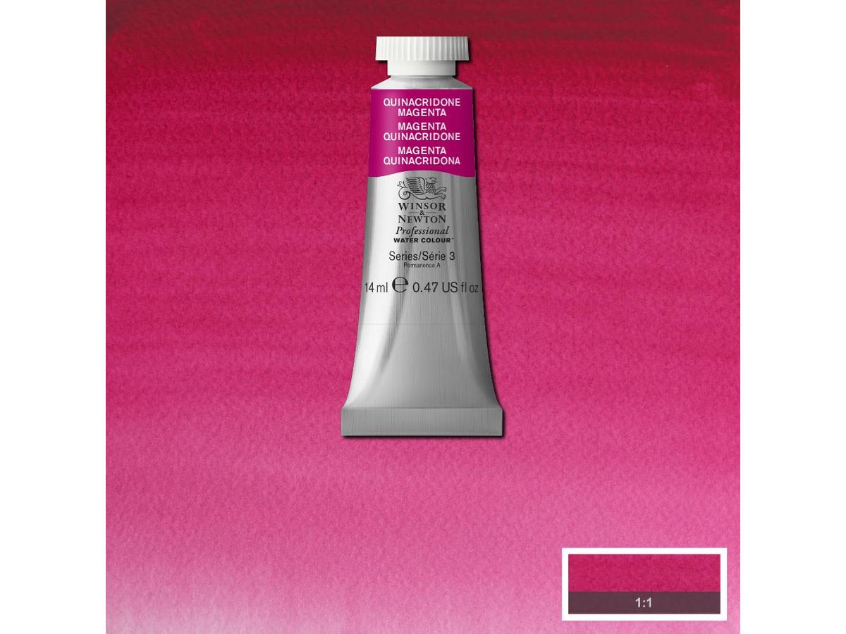 WINSOR & NEWTON AQUARELLFARBE 14ML 545 QUINACRIDONE MAGENTA 1