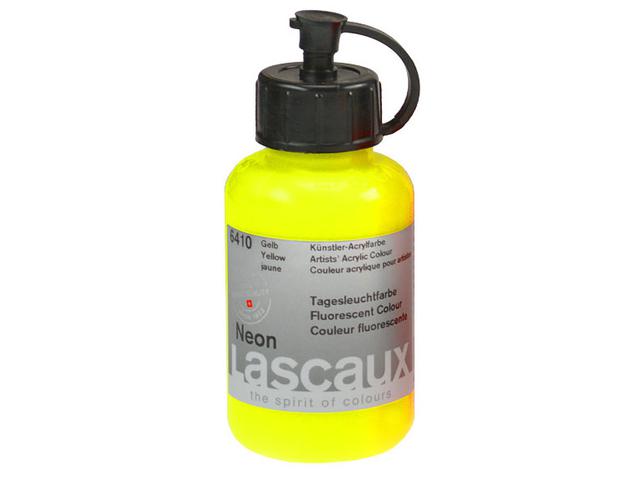 LASCAUX NEON ACRYL 85ML GELB 1