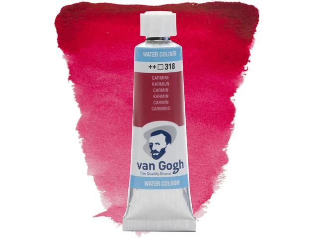 VAN GOGH 10ML AQUARELLFARBE 318 KARMIN 1