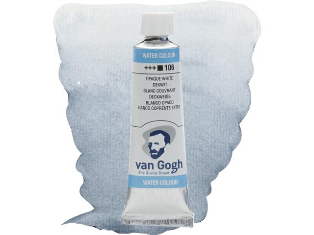 VAN GOGH 10ML AQUARELLFARBE 106 EXTRA OPAQUE WEISS 1
