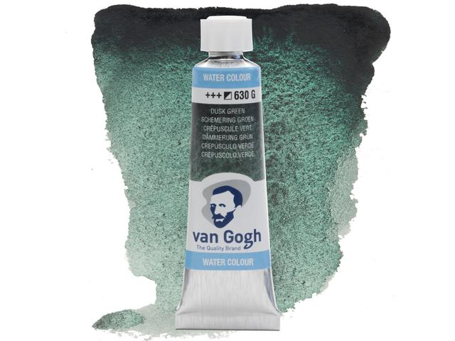 VAN GOGH 10ML AQUARELLFARBE 630 DäMMERUNG GRÜN 1