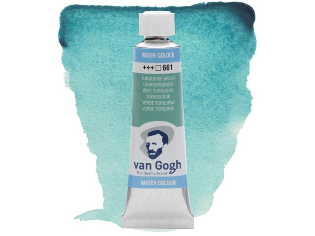 VAN GOGH 10ML AQUARELLFARBE 661 TüRKIS GRÜN 1